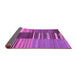 Sideview of Southwestern Purple Country Rug, con2689pur