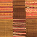 Serging Thickness of Southwestern Orange Country Rug, con2689org