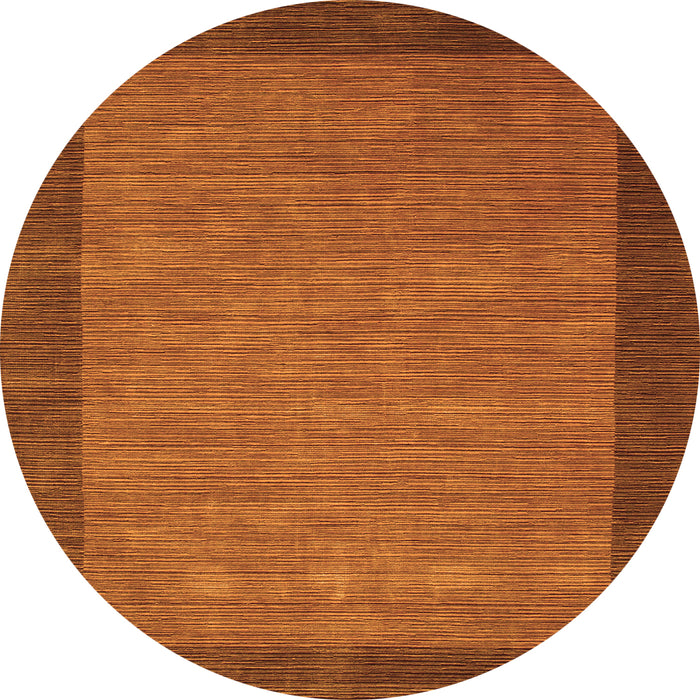 Square Abstract Orange Contemporary Rug, con268org