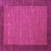 Square Abstract Pink Contemporary Rug, con268pnk