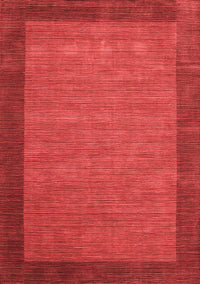 Abstract Red Contemporary Rug, con268red