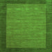 Serging Thickness of Abstract Green Contemporary Rug, con268grn