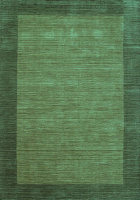 Abstract Turquoise Contemporary Rug, con268turq