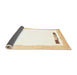 Thickness of Contemporary Beige Solid Rug, con269