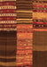 Southwestern Orange Country Rug, con2690org