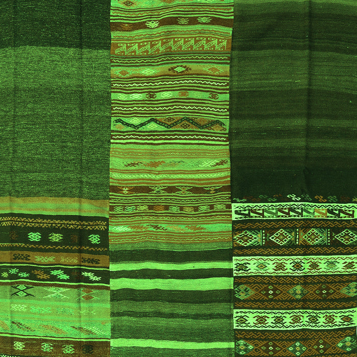 Southwestern Green Country Rug, con2690grn