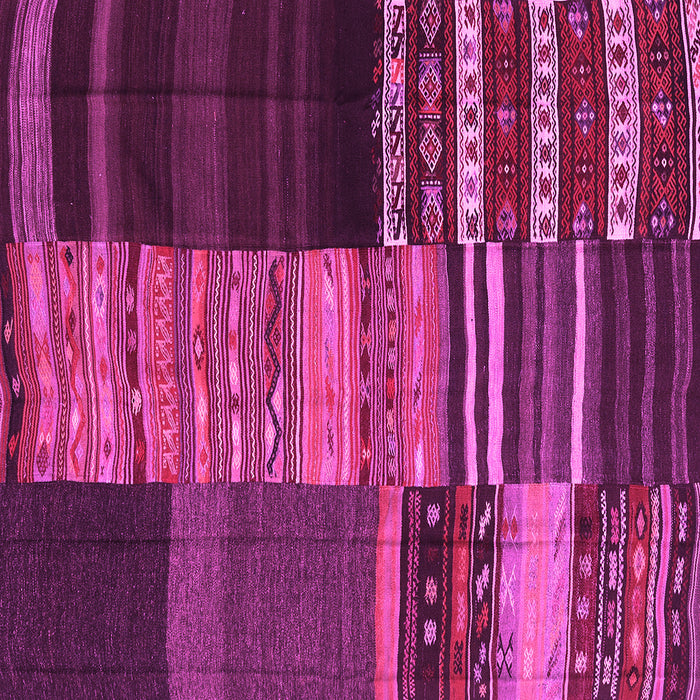 Square Southwestern Pink Country Rug, con2690pnk