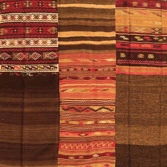 Serging Thickness of Machine Washable Southwestern Orange Country Area Rugs, wshcon2690org