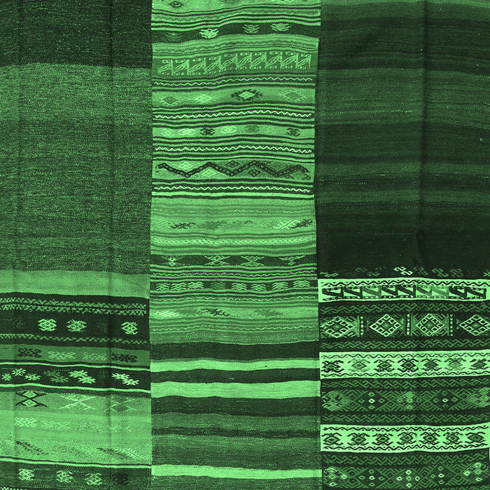 Southwestern Emerald Green Country Rug, con2690emgrn