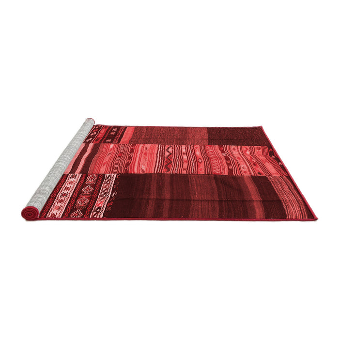 Country Red Washable Rugs