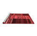 Country Red Washable Rugs