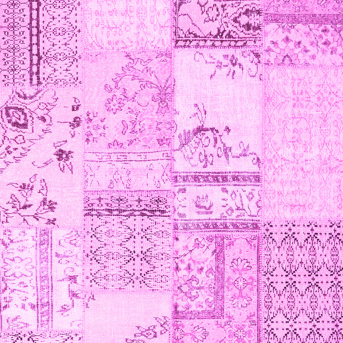 Patchwork Pink Transitional Rug, con2691pnk