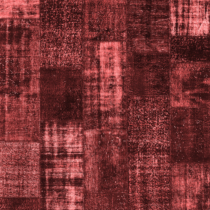 Patchwork Red Transitional Area Rugs