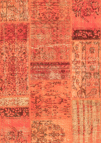 Patchwork Orange Transitional Rug, con2693org