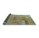 Sideview of Patchwork Light Blue Transitional Rug, con2693lblu