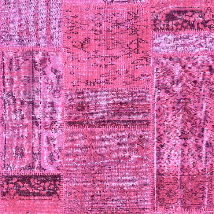 Patchwork Purple Transitional Rug, con2693pur