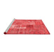 Transitional Red Washable Rugs