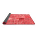 Patchwork Red Transitional Area Rugs