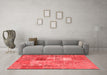 Transitional Red Washable Rugs