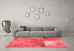 Transitional Red Washable Rugs