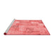 Transitional Red Washable Rugs