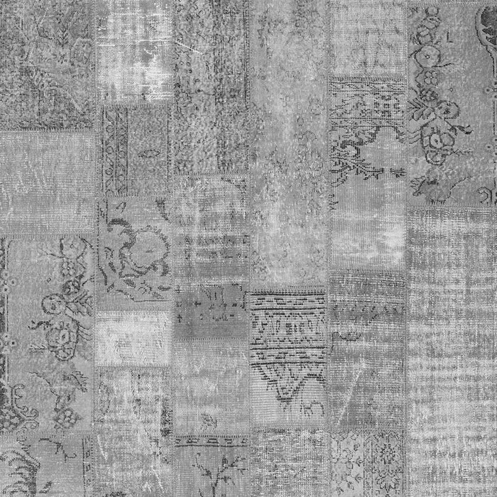 Patchwork Gray Transitional Rug, con2696gry