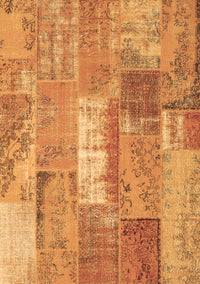 Patchwork Brown Transitional Rug, con2697brn