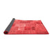 Patchwork Red Transitional Area Rugs