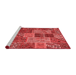 Transitional Red Washable Rugs