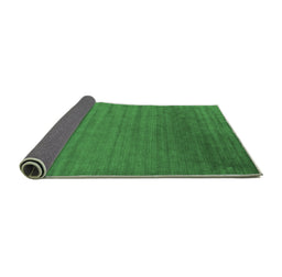 Sideview of Abstract Emerald Green Contemporary Rug, con26emgrn