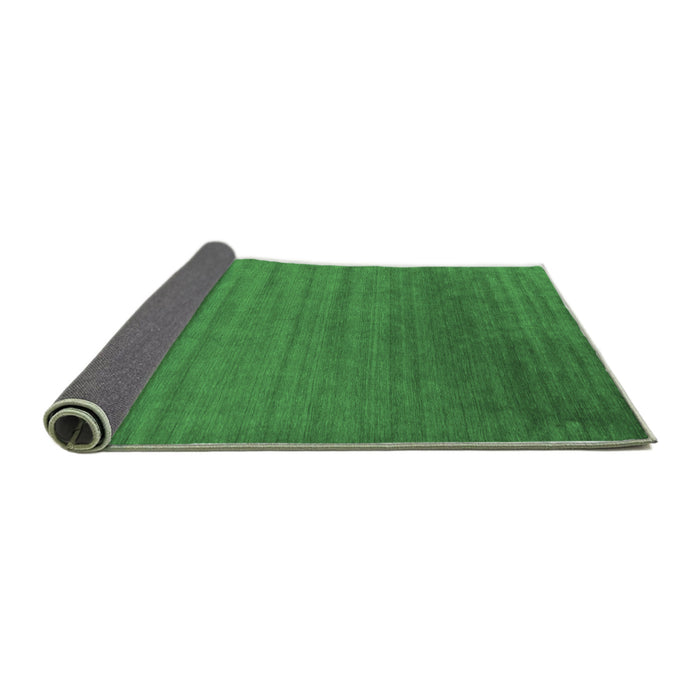 Sideview of Abstract Emerald Green Contemporary Rug, con26emgrn