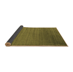 Sideview of Abstract Brown Contemporary Rug, con26brn