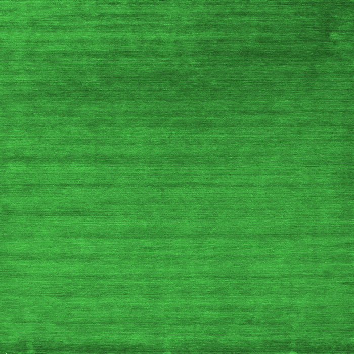 Round Machine Washable Abstract Green Contemporary Area Rugs, wshcon26grn