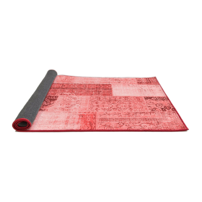 Patchwork Red Transitional Area Rugs