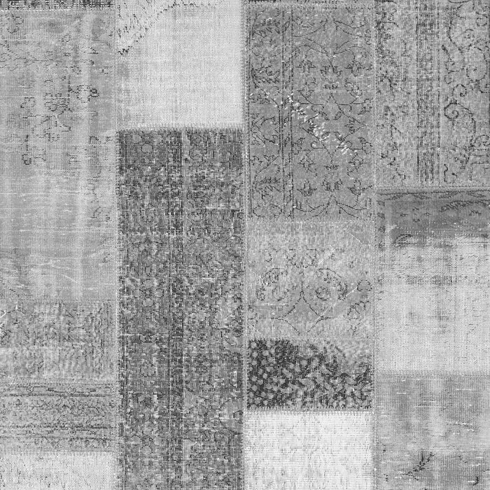 Patchwork Gray Transitional Rug, con2700gry