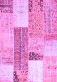 Patchwork Purple Transitional Rug, con2700pur