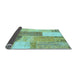 Sideview of Patchwork Light Blue Transitional Rug, con2700lblu