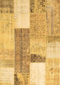 Patchwork Brown Transitional Rug, con2700brn