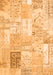 Patchwork Orange Transitional Rug, con2702org