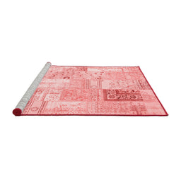 Transitional Red Washable Rugs