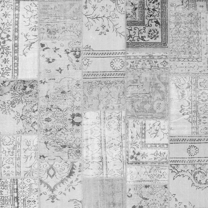 Patchwork Gray Transitional Rug, con2702gry