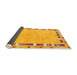 Thickness of Contemporary Orange Modern Rug, con2703