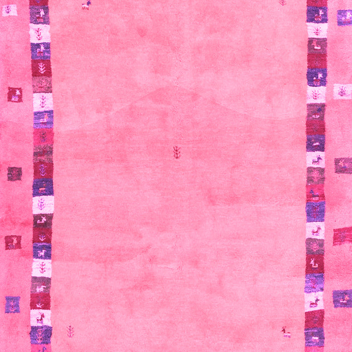Abstract Pink Contemporary Rug, con2703pnk