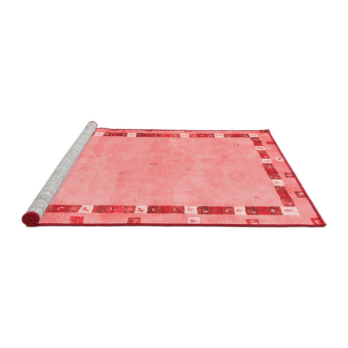 Contemporary Red Washable Rugs