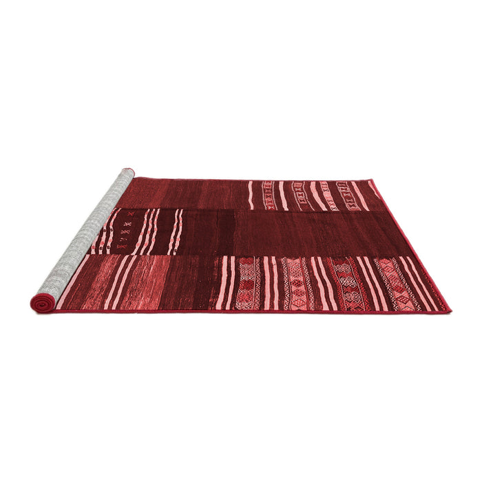 Country Red Washable Rugs