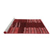 Country Red Washable Rugs