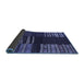 Sideview of Southwestern Blue Country Rug, con2704blu