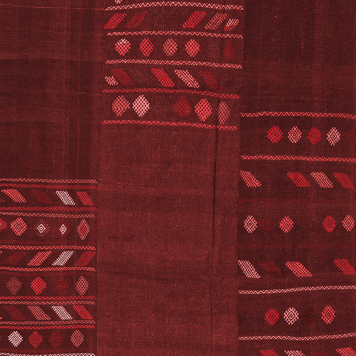 Patchwork Red Transitional Area Rugs