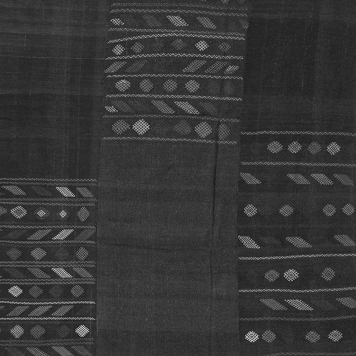 Serging Thickness of Patchwork Gray Transitional Rug, con2705gry