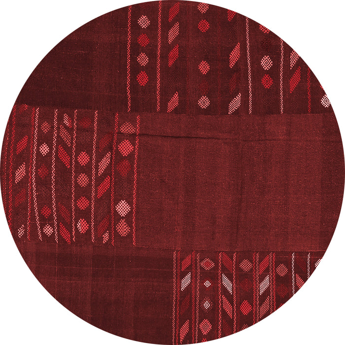 Machine Washable Patchwork Red Transitional Rug, wshcon2705red